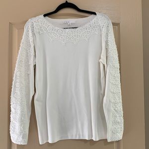 Winter white sweater